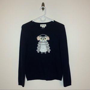 Kate Spade Broome Street owl sweater